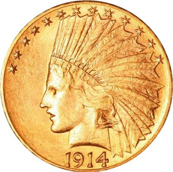Picture of $10 Indian Head Gold Eagle