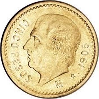Picture of Gold Mexican 5 Peso
