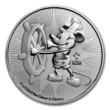 Picture of 1 oz Steamboat Willie Coin Silver 2017