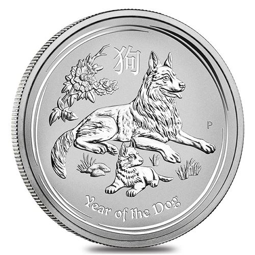 Picture of 2018 1 oz Silver Year of the Dog