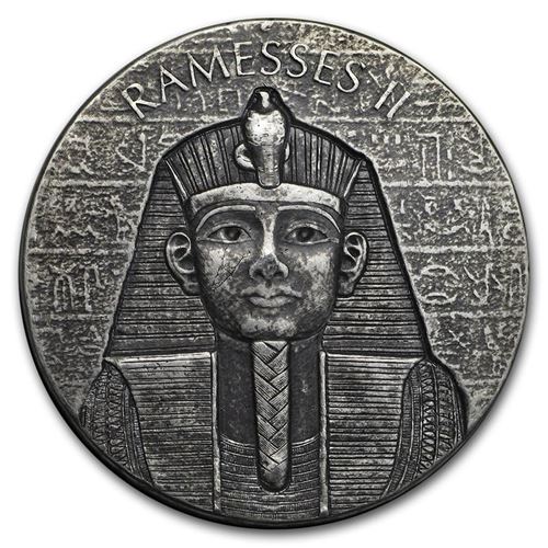 Picture of 2 oz Ramesses II Egyptian Relic Silver Coin