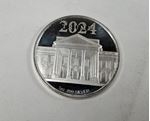 Picture of 2021 Donald Trump 4 More Years 1 oz Silver BU
