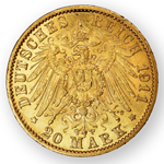 Picture of Gold German 20 Marks