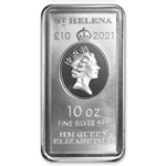 Picture of 10 oz Silver St. Helena Bar East India Co