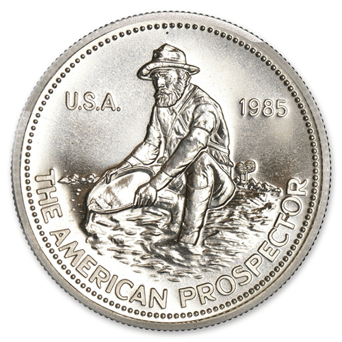 Picture of 1 oz Engelhard Prospector Silver Round
