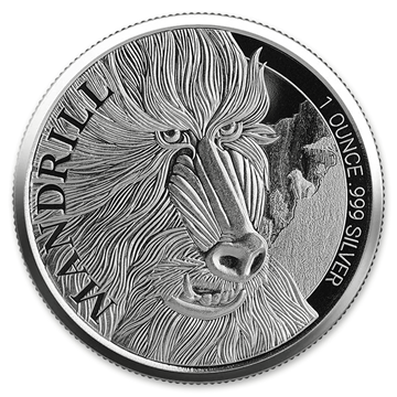 Picture of 1 oz Cameroon Mandrill Silver Coin
