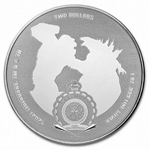 Picture of 1 oz King Kong Silver Coin 2021