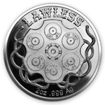 Picture of 2 oz The Beginning Lawless Silver Round Chap 1 -