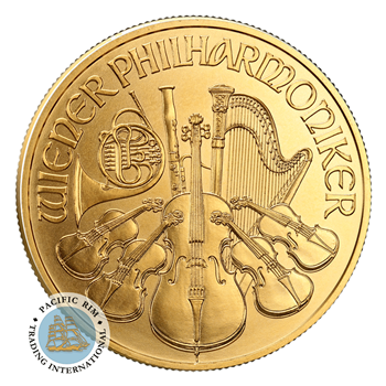 Picture of 1 oz Gold Philharmonic BU