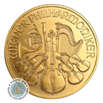 Picture of 1/4 oz Gold Philharmonic BU