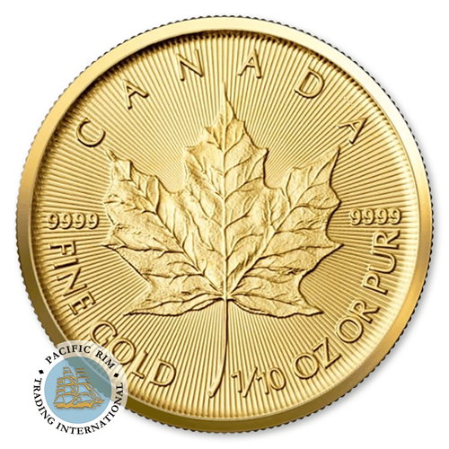 Picture of 2024 1/10 oz Gold Maple Leaf BU