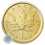 Picture of 1/4 oz Gold Maple Leaf