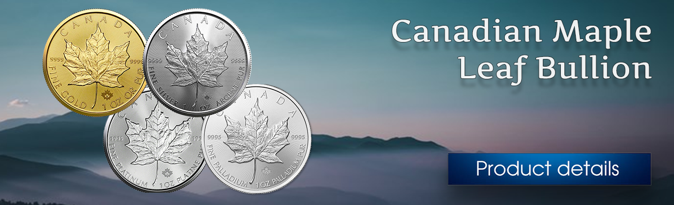 Pacific Rim is your best source for Canadian Maple Leaf Bullion Coins