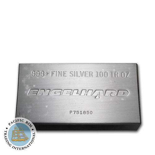 Picture of 100 Oz Engelhard Silver Bar