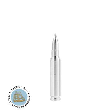 Picture of 2 oz .308 Caliber Bullet Replica SIlver