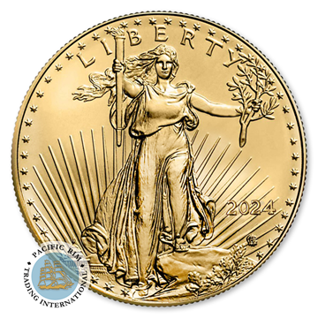 Picture of 2024 1/10 oz Gold Eagle BU