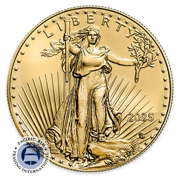 Picture of 2025 1 oz Gold Eagle BU