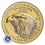 Picture of 2026 1/10 oz Gold Eagle BU