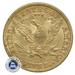 Picture of $5 Gold Half-Eagle Liberty Type