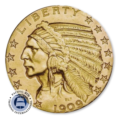 Picture of $5 Gold Half-Eagle Indian Head Type