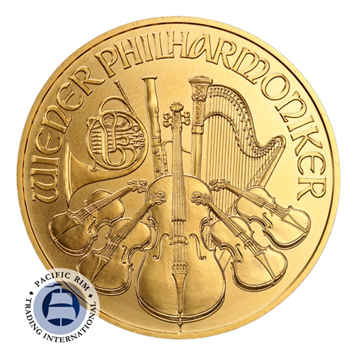 Picture of 2025 1 oz Gold Philharmonic BU