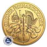 Picture of 1/2 oz Gold Philharmonic BU